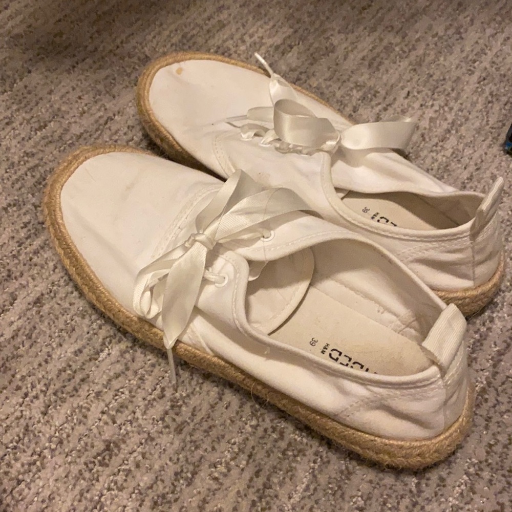 White sneakers